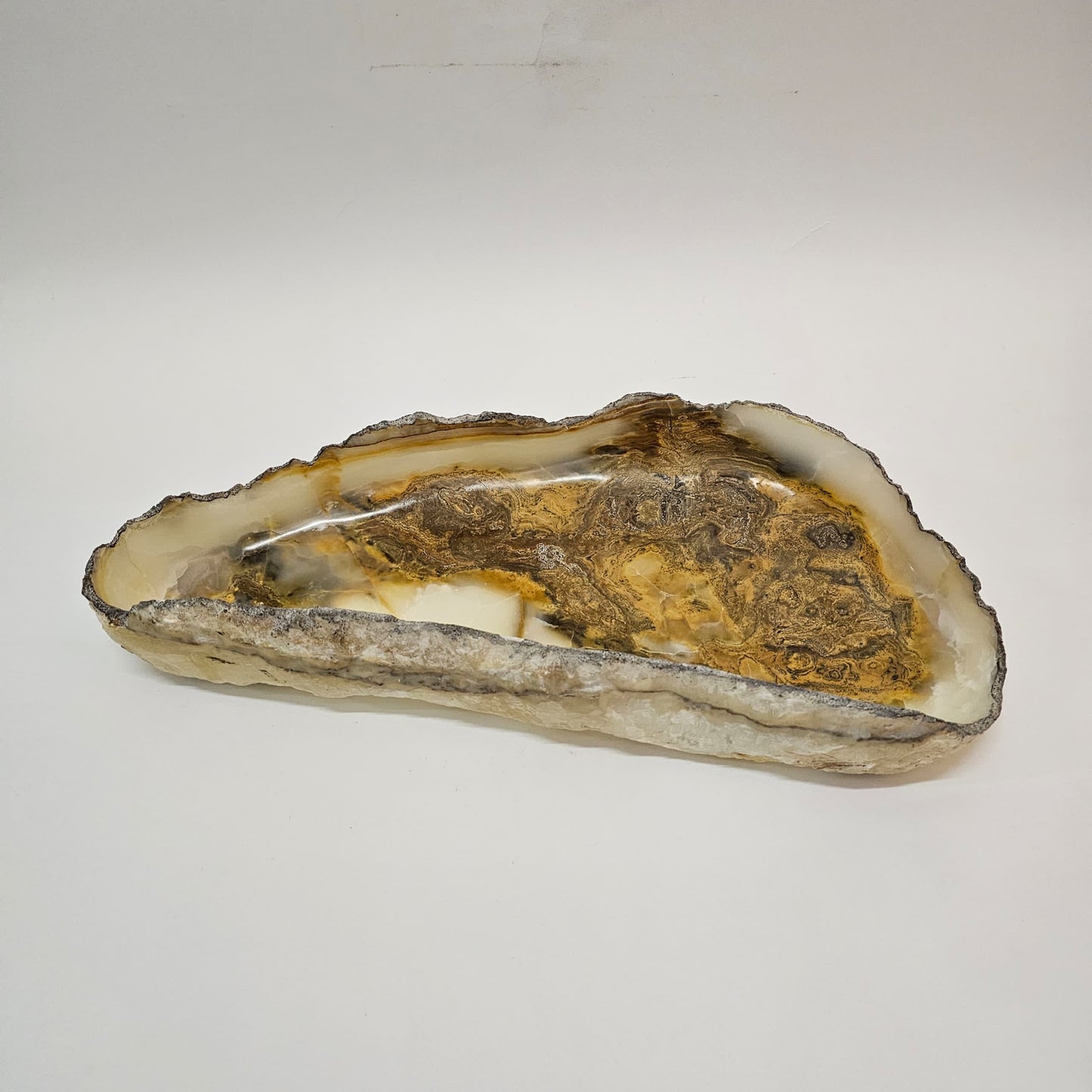 Serene Stone Sculpture Bowl
