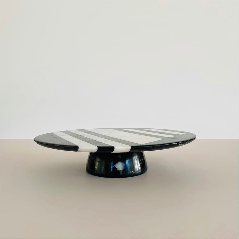 Marble Duet Cake Stand