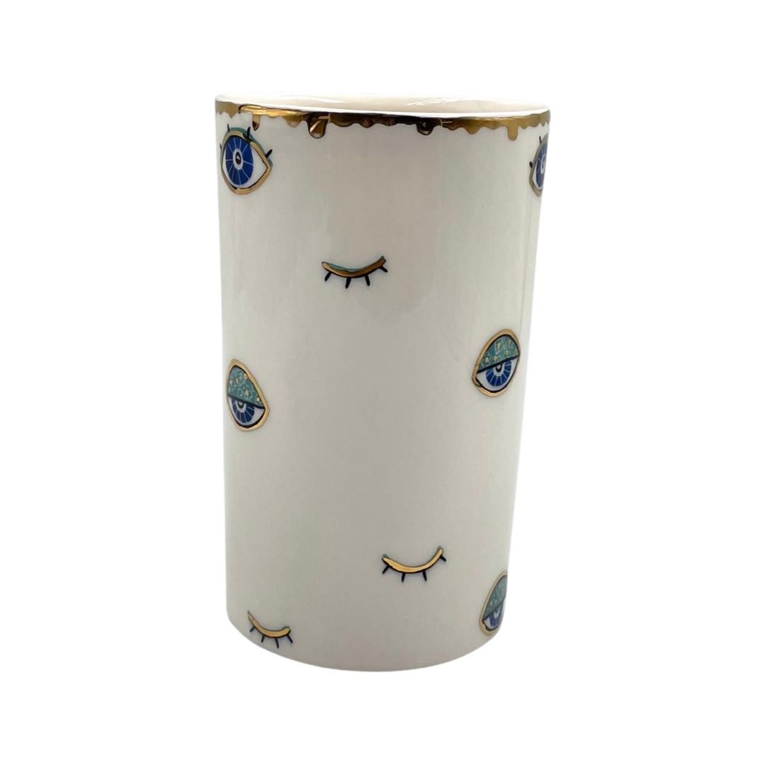 Multiple Evil Eye Vase