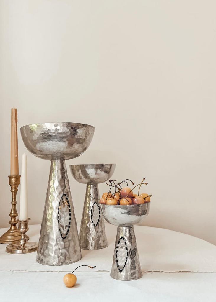 Copper Stand Bowls