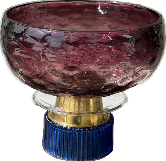 Luminous Maroon Bowl