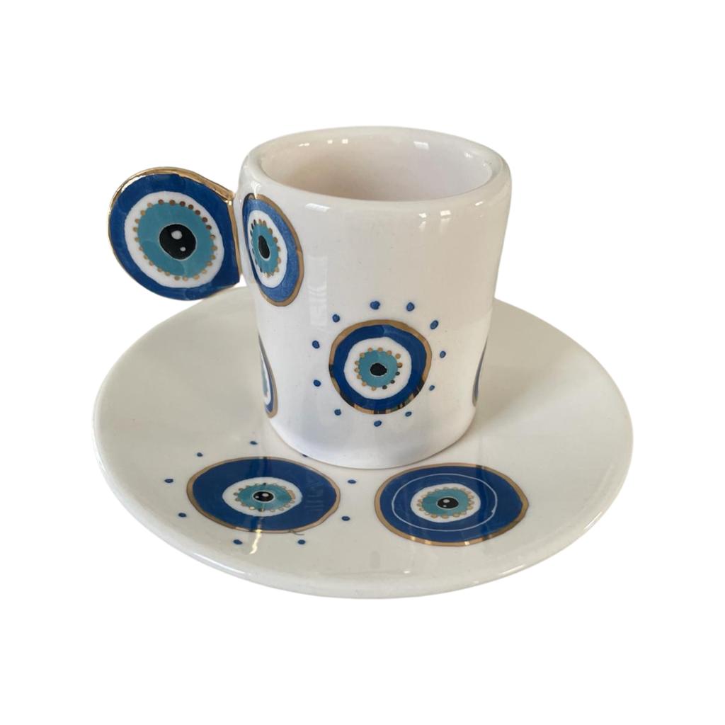 Evil Eye Espresso Cup Set of Two