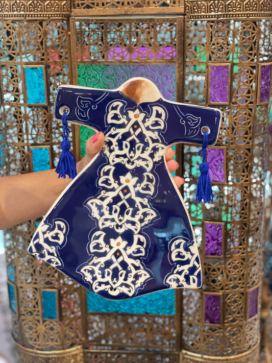 Indigo Kaftan Wall Decor