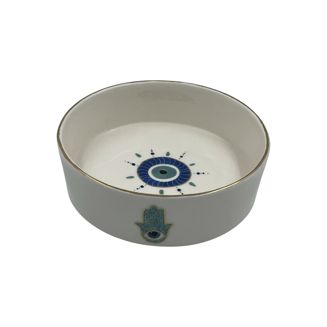 Hamsa Flat Bowl